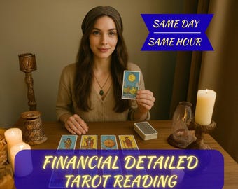 Financial Tarot Reading,  Career Shifts, Future Abundance Paths, Explore Wealth Opportunities, Same Hour Money Focused