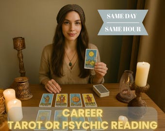 Same Hour Detailed Psychic Career Reading, Tarot Card Finance Reading