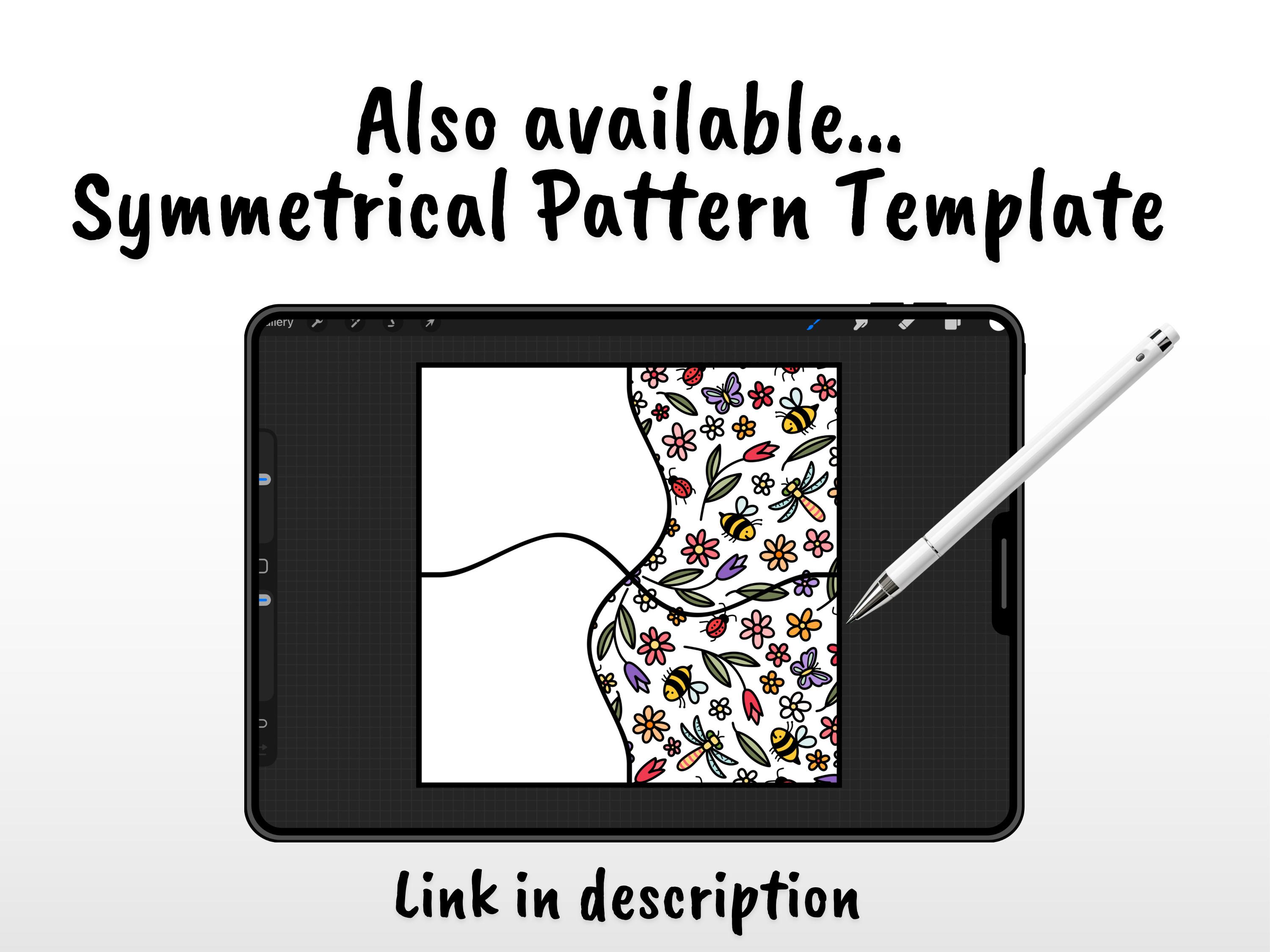 Diamond Method Seamless Pattern Template | Repeat Pattern Guide for ...