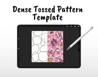 Modèle de modèle sans couture | Guide des motifs de répétition pour les designers | Modèle de mise en page de motif numérique