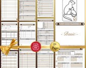 Pet Care Planner PDF | Basic Pet Planner Printable | Dog and Cat Health, Feeding & Appointment Tracker | Little Pets | Instant Download