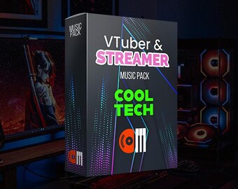 VTuber, Streamer, Content Creator Music Pack | Cool Tech Synthwave, Cyberpunk, Gaming BGM (Royalty Free)