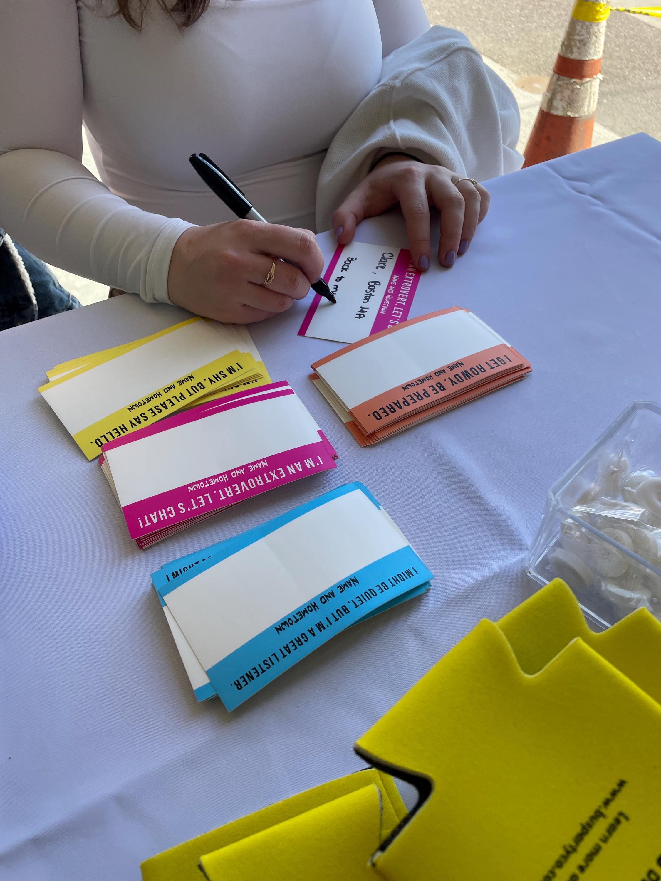 Personality Name Event Badges - Spark Conversations & Instant Connections