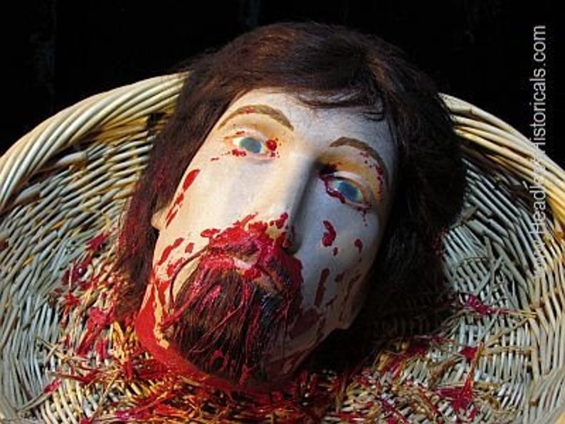 Robert Devereux, the Earl of Essex. Beheaded on orders of Queen Elizabeth I. Headless Historicals dolls. Horror art. Bloody horror decor. image 5