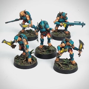 Squadre di fanteria Toorts (5u) / Miniature Toorts / Martello da tavolo