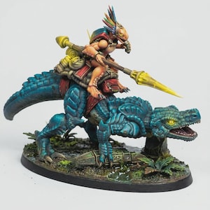 Raider on Croc / Miniature Toorts / Tablehammer