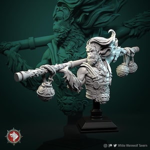 Monkey Warlord Bust