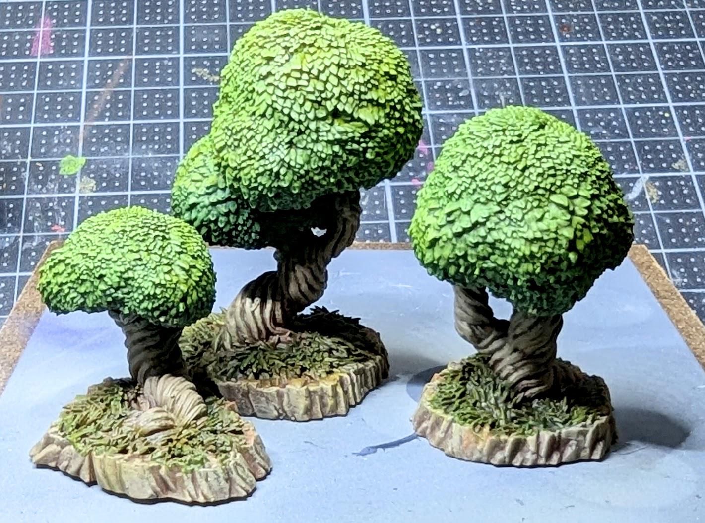 Majestic Enchanted Trees – 28mm Miniature Terrain - Etsy