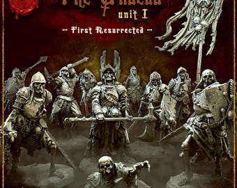 Los no muertos - Unidad I - Heraldos de la muerte – Miniaturas D&D / Novac Dawn