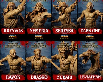Tales of Kreyvos - Blood Upon the Waves - Unpainted Miniatures