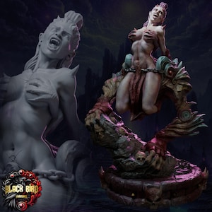Offeroffer - Kaosdrottning Miniatyr | 32 mm-75 mm | av Black Bird Miniatures