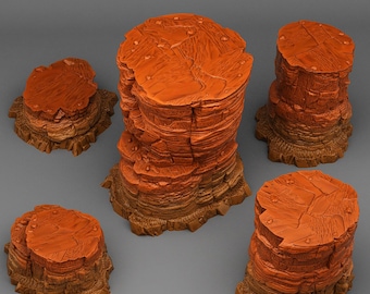Martian Mounts – 28mm Miniature Terrain