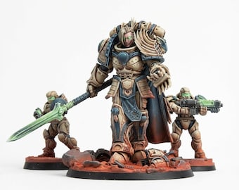 Morrigan – Líder principal de la humanidad / Miniaturas del Cuerpo Espacial Humano / Tablehammer