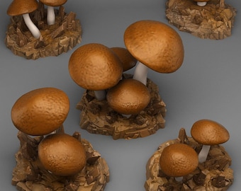 Giant Desert Mushrooms – 28mm Miniature Terrain