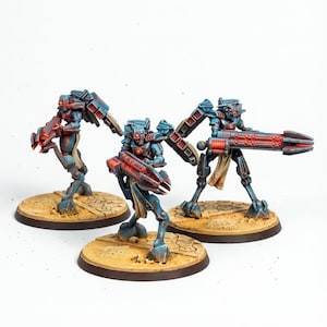 Destructores pesados (3u) / Miniaturas de los Señores de las Tumbas Necroyd / Martillo de mesa