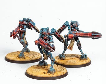 Destructores pesados (3u) / Miniaturas de los Señores de las Tumbas Necroyd / Martillo de mesa