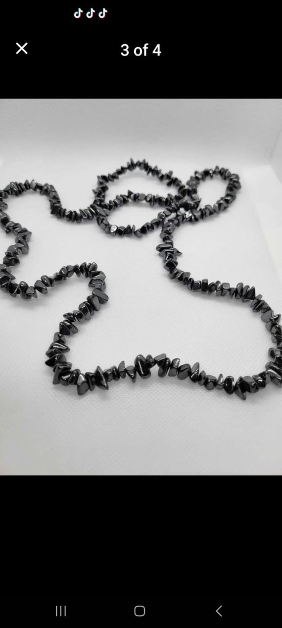Hematite Crystal Necklace - image 3