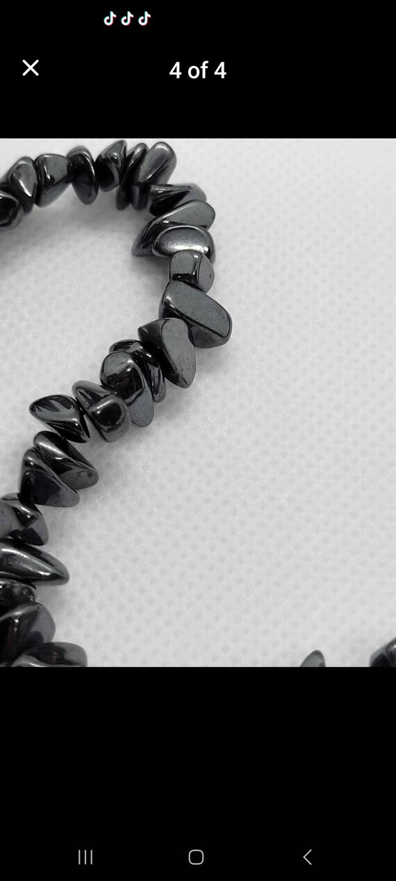 Hematite Crystal Necklace - image 4