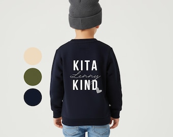 Kindergarten child children's sweater – customizable with name