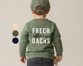 Frechdachs children's sweater – personalizable with name