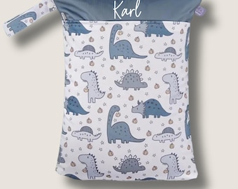 Personalized wet bag Wetbag Kita waterproof for changing clothes ideal as a gift for birth Birthday Water-repellent with name
