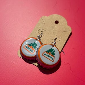 Jarritos Bottle Cap Earrings