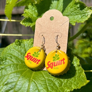 Squirt Bottle Cap Earrings