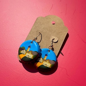 Ayinger Bottle Cap Earrings