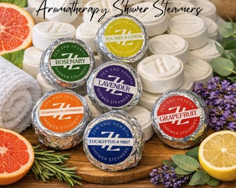 Handmade Aromatherapy Shower Steamers | Choose Your Scent, Stress Relief Gift Basket Stuffers