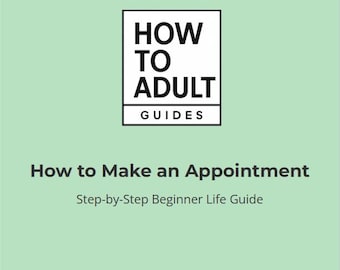 Cómo concertar una cita / Guía paso a paso para adultos / Descarga en PDF para principiantes