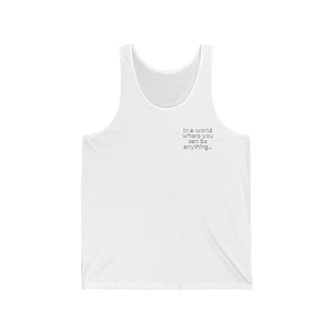 Inspirational Dandelion Graphic Tank Top: &#39;Be Kind&#39; Unisex Sleeveless Tee