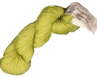Cascade Yarns Venezia Worsted Yarn 70% Wool 30 Silk Olive Green 157 100g/219y