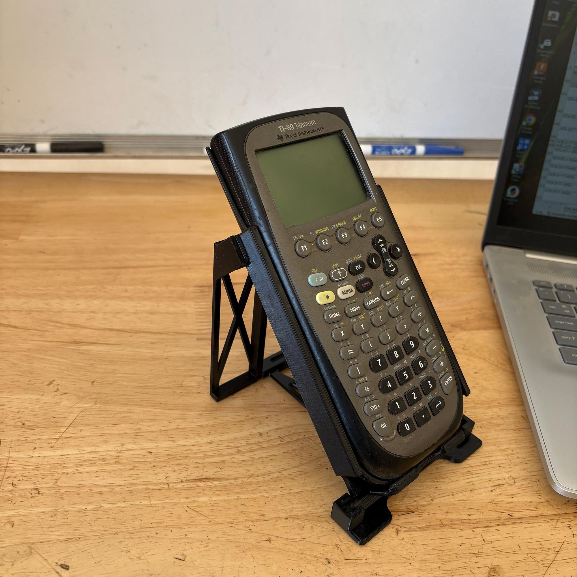 TI-84 TI-89 Calculator Stand-foldable Portable Desk Holder for Texas ...