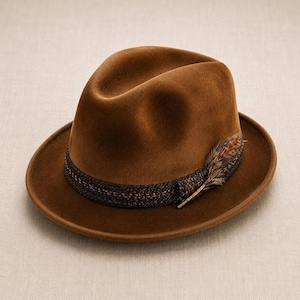 Mens Vintage Fur Felt Hat - Etsy display picture 1