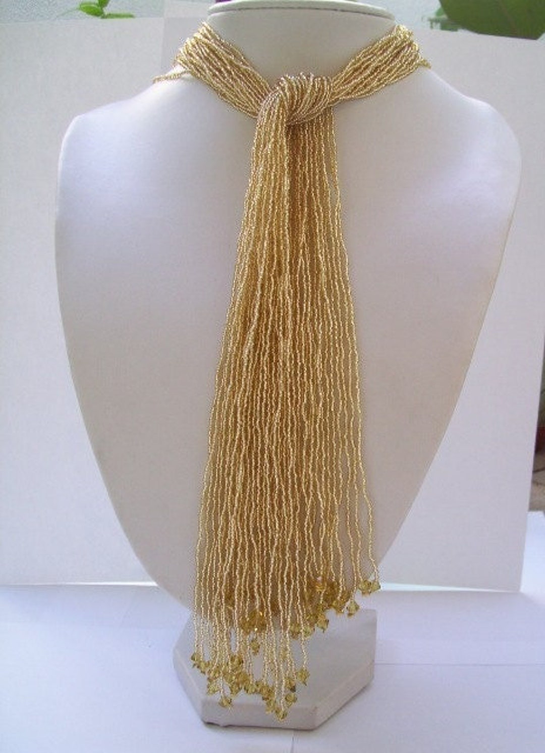 Sciarpa Leopardata Con Striscia Di Lamina D'oro Di Nuova Moda - Foto 2