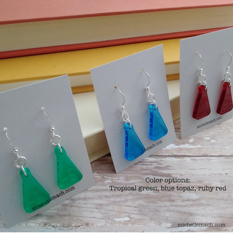 Science Flask Earrings: Chemistry or Biology Gift bild 8
