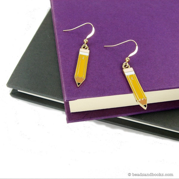 Pencil Earrings Etsy