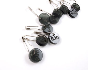 Numbered Stitch Markers for Knitting or Crochet (610-700)