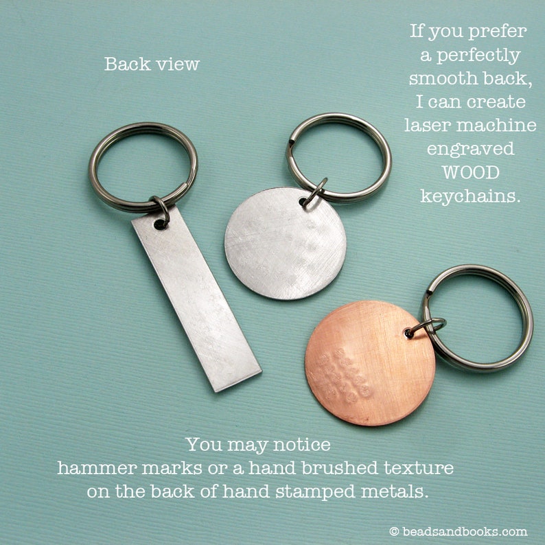 Librarian Gift I Read Banned Books Key Chain Stamped Aluminum Keychain image 3