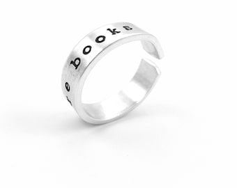 Funny Ring for Reader or Librarian Who Loves Reading - Buy More Books