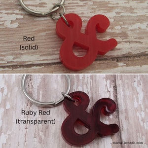 Ampersand Keychain for Language Lover image 2