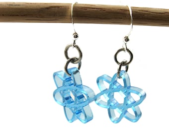 Atom Earrings - Science Jewelry - Lightweight Acrylic Earrings in Two Sizes
