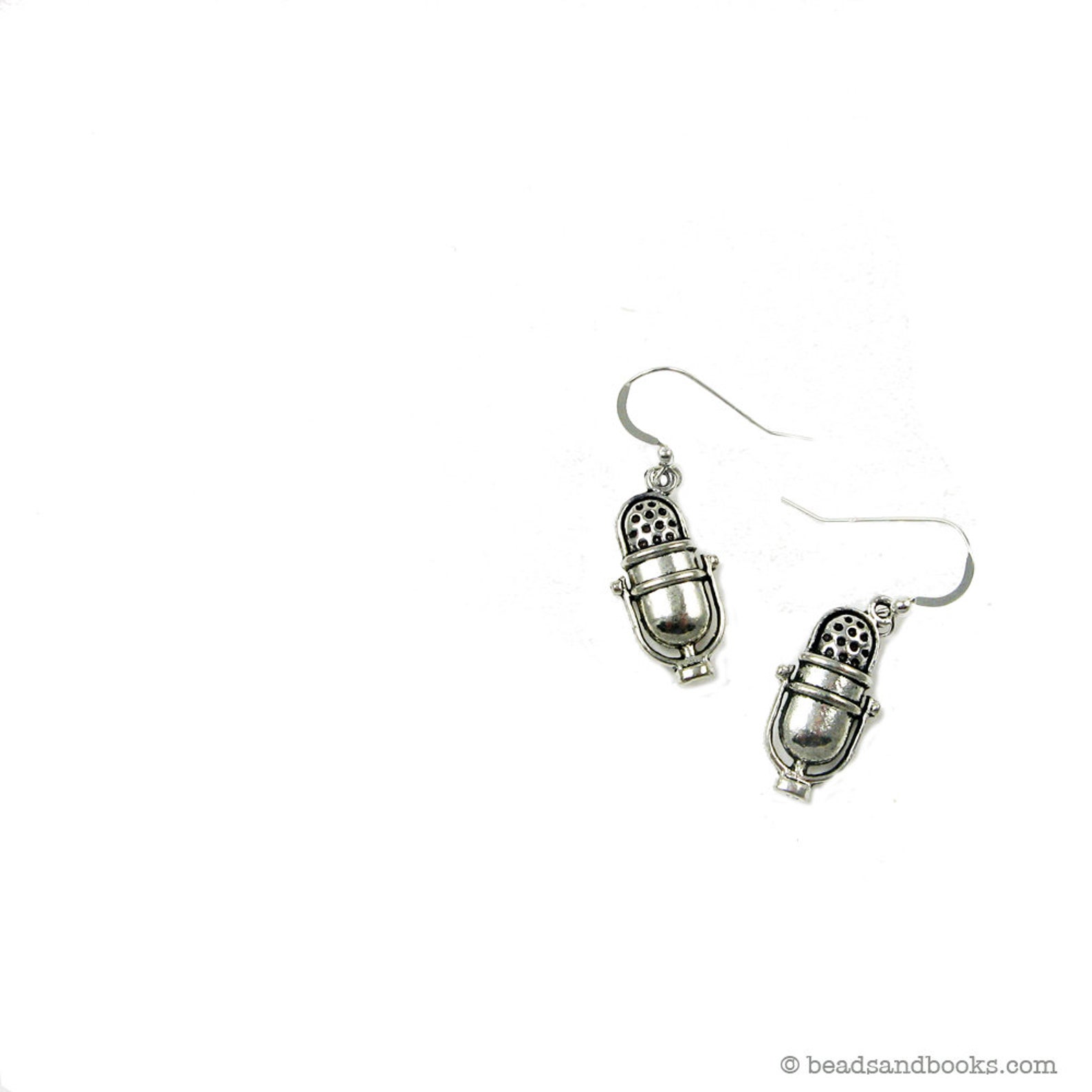 Microphone Earrings for Podcaster Retro Jewelry for Podcast Etsy
