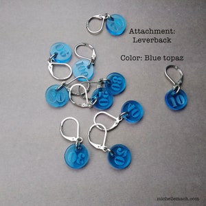 Row Number Stitch Markers for Knitting or Crochet Numbered 10-100 image 8