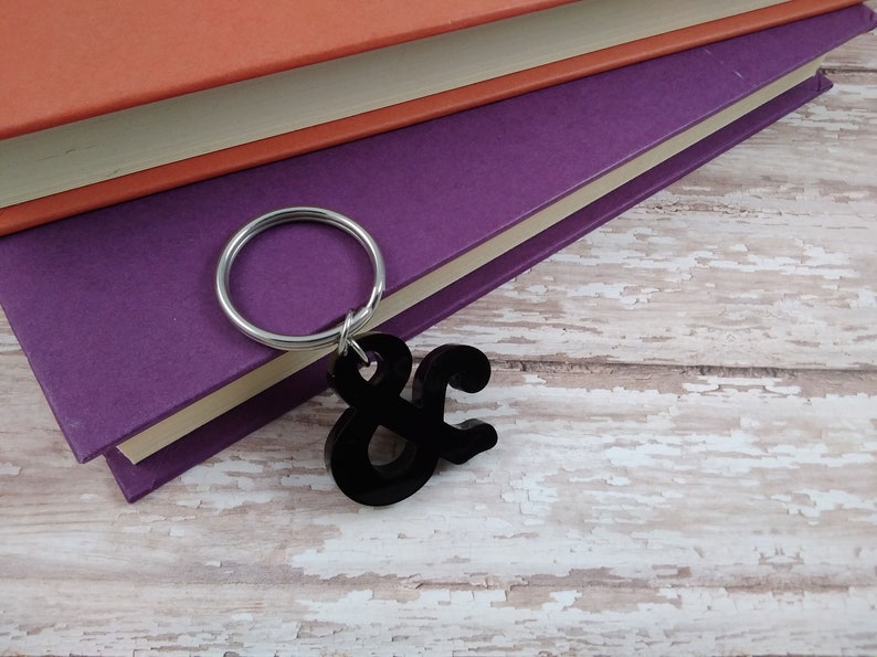 Ampersand Keychain for Language Lover image 4