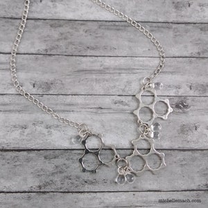 Water Molecule Necklace image 4