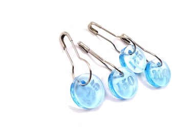Row Number Stitch Markers for Knitting or Crochet (125, 150, 175, 200)