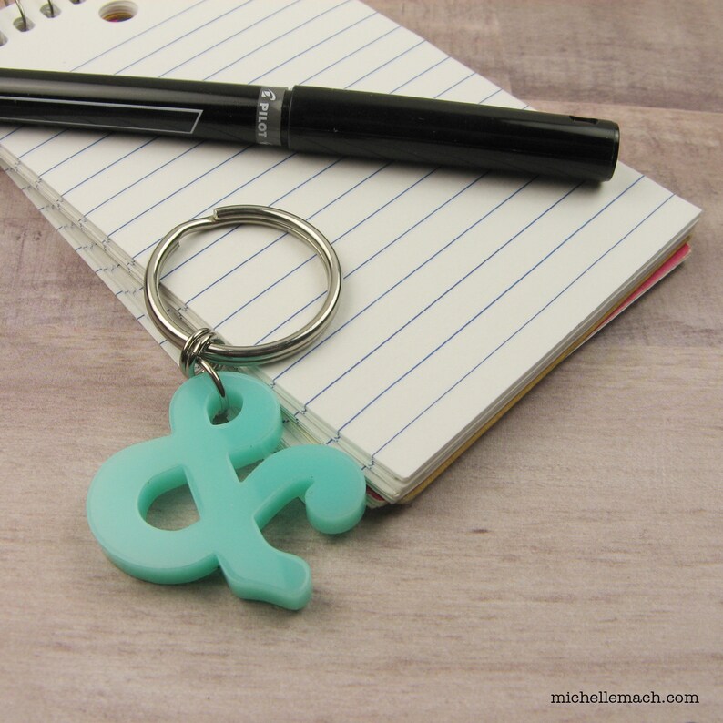 Ampersand Keychain for Language Lover image 5