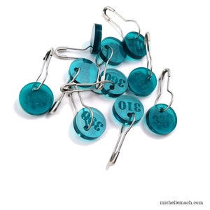 Numbered Stitch Markers for Knitting or Crochet (310-400)