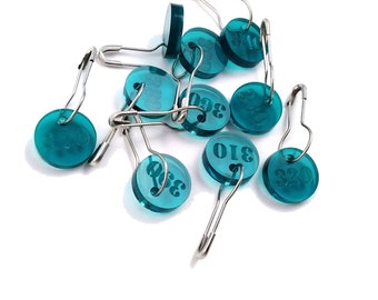 Numbered Stitch Markers for Knitting or Crochet (310-400)